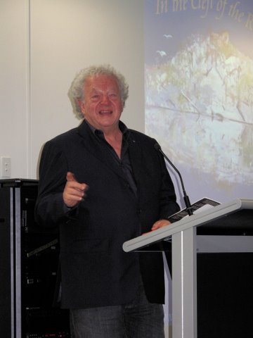 Sam Lipski launching Deborah Masel In the Cleft of the Rock photo